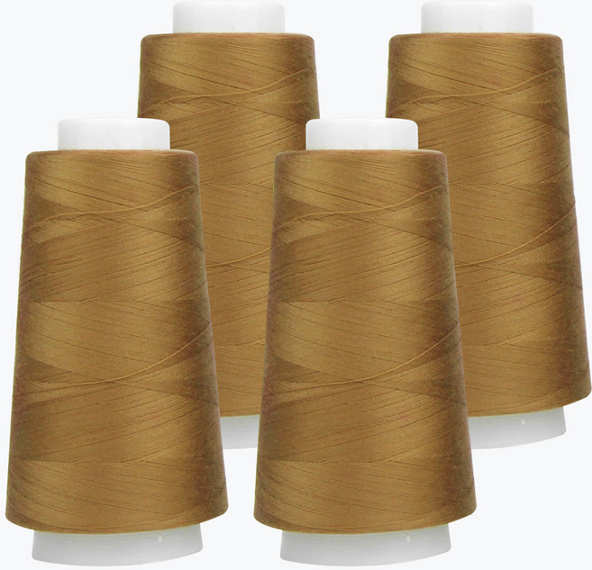 유니크 프리미엄 OWL 코아사 45수2합, 33 골드브라운, 4개