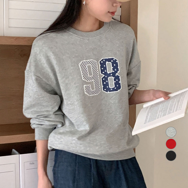 아피나르 여성용 빈티지 98 그래픽 스웻셔츠