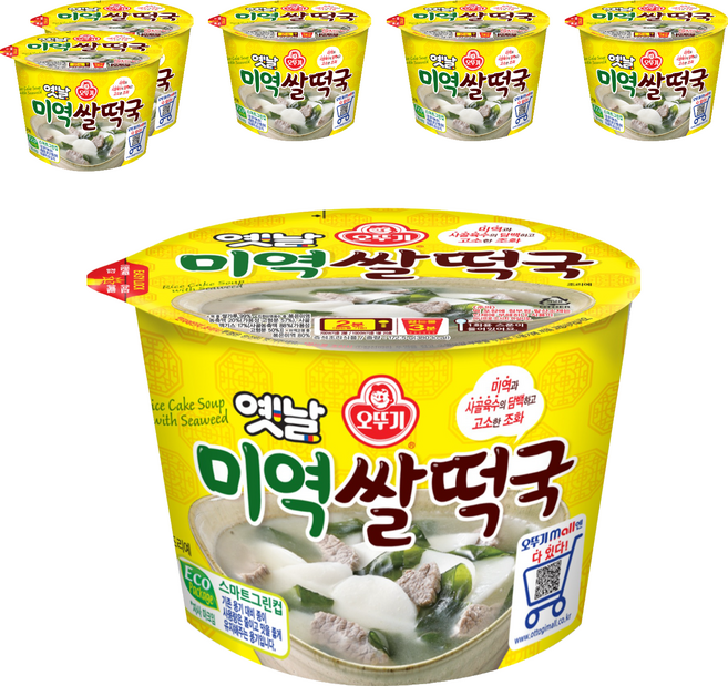 오뚜기 옛날 미역쌀떡국, 172.5g, 6개