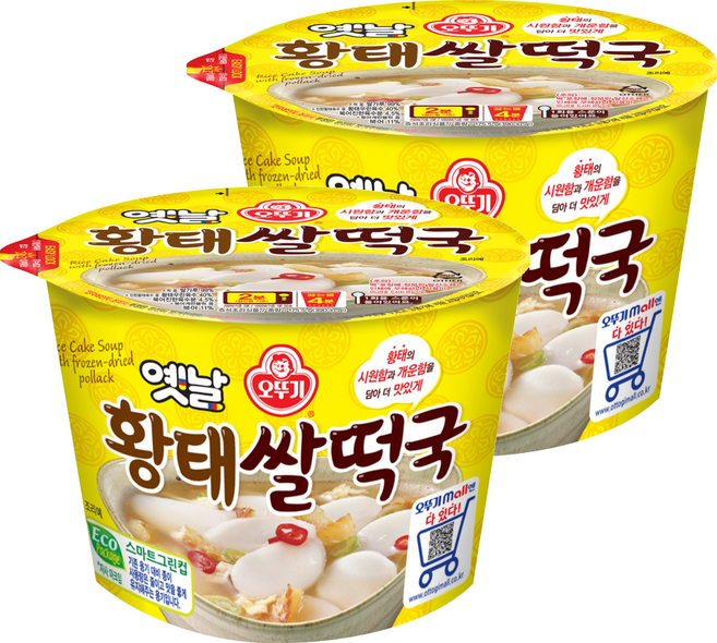 오뚜기 옛날 황태쌀떡국, 2개, 175.5g