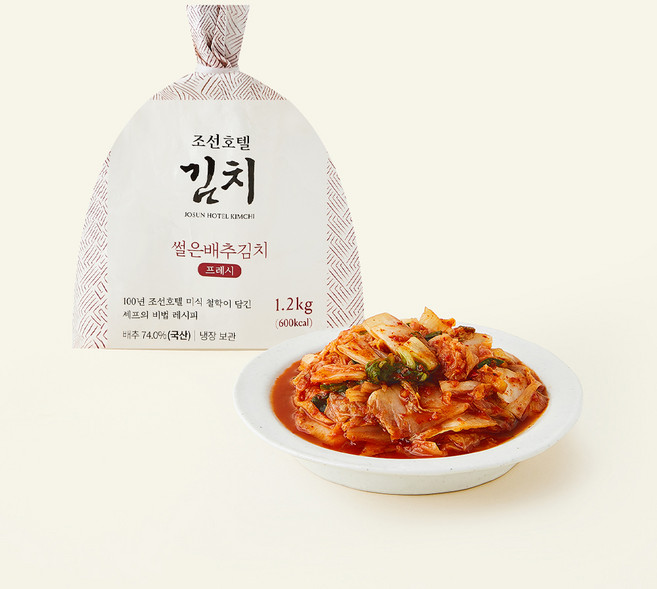 조선호텔 썰은배추김치 프레시, 1.2kg, 1개