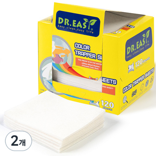 DREASY 블루선 이염방지시트, 120매, 2개