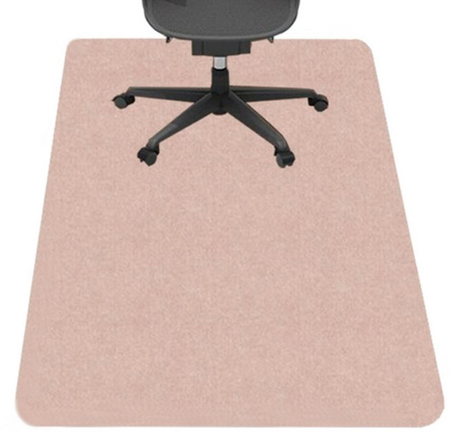 마켓플랜 바닥긁힘 방지 의자매트 140 x 90cm, 베이지, 1개