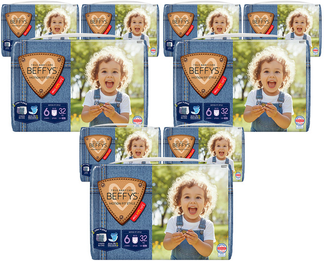 BEFFYS 貝碧思 Motion Fit褲型尿布, Jumbo, 288片