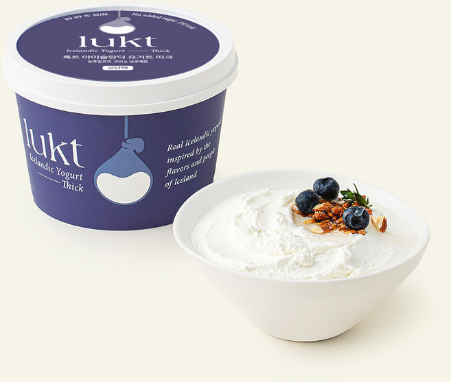 LUKT 아이슬란딕 요거트 띠크, 450g, 1개