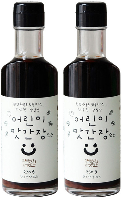 부엉이곳간 어린이, 맛간장, 230g, 2개