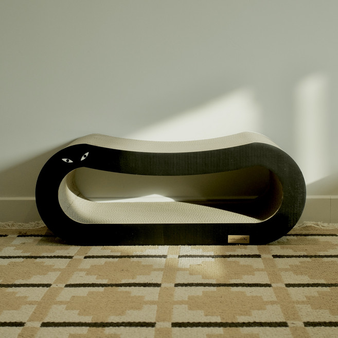 네꼬모리 더블캣라운지 고양이 특대형 복층 스크래쳐, 혼합색상, 1개