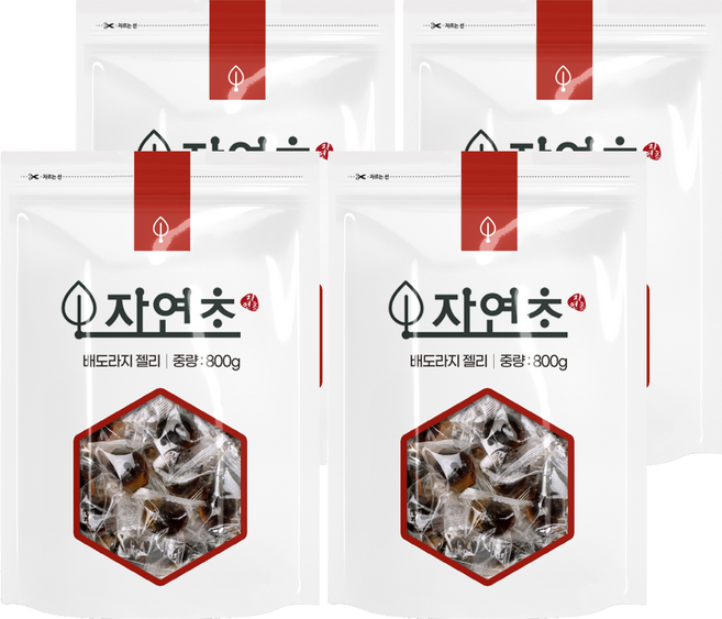 자연초 배도라지 젤리, 4개, 800g