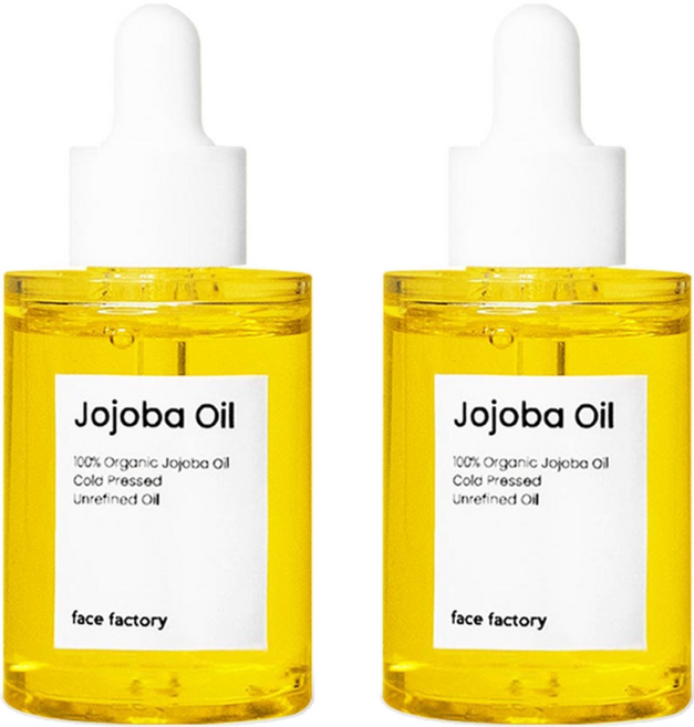 face factory 冷壓荷荷芭護膚油, 30ml, 2瓶