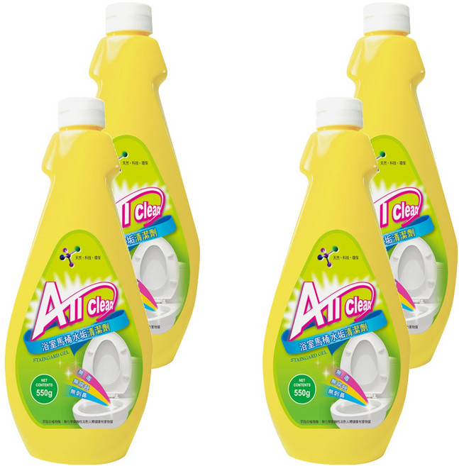 do it 多益得 ALL Clean 浴室馬桶水垢清潔劑, 550g, 4瓶