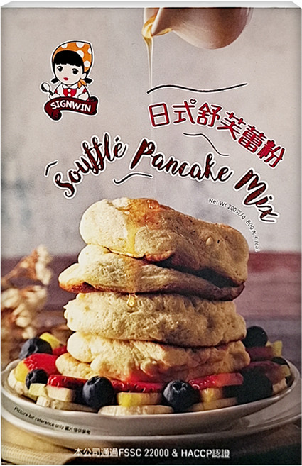 SIGNWIN 三得冠 日式舒芙蕾粉 2包入, 200g, 1盒