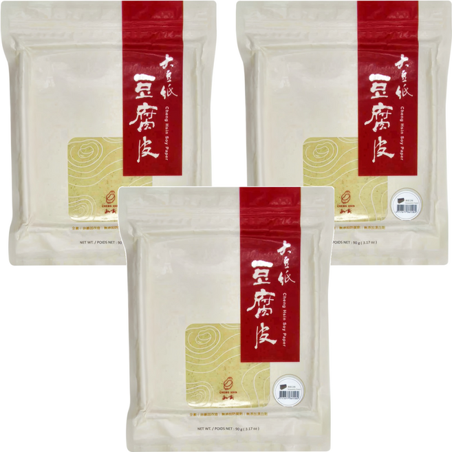 CHENG HSIN 承新 大豆紙豆腐皮, 90g, 3包