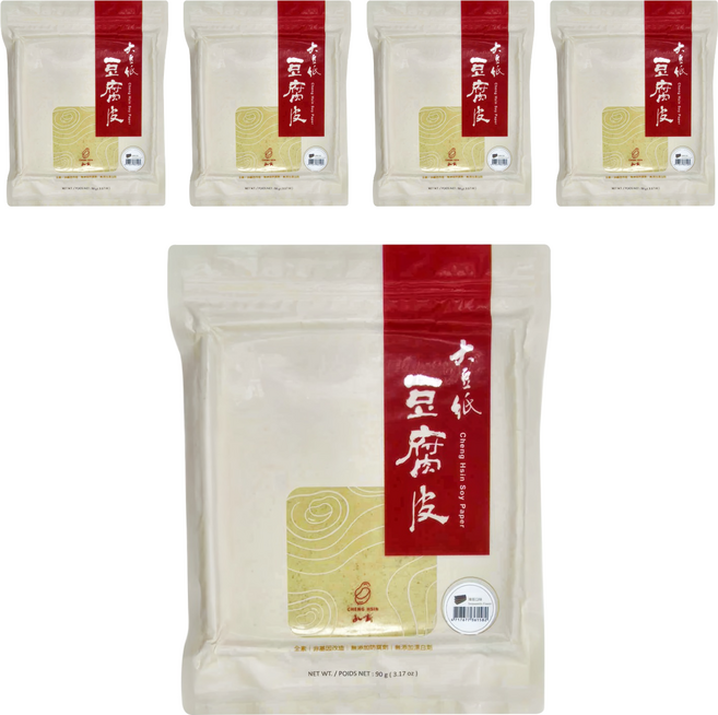 CHENG HSIN 承新 大豆紙豆腐皮, 90g, 5包