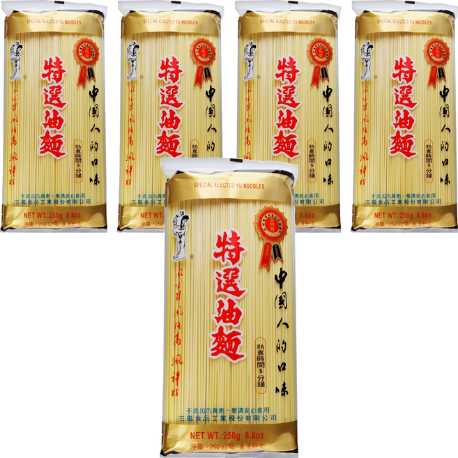 Shan Feng 三風製麵 油麵, 250g, 5包