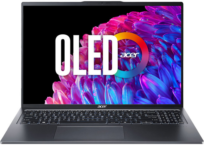 acer 宏碁 Swift GO 筆記型電腦 16吋 OLED 120Hz/Ultra 5 125H/Intel Arc, 灰色, 512GB, 16GB, WIN11 Home, SFG16-72-59MH