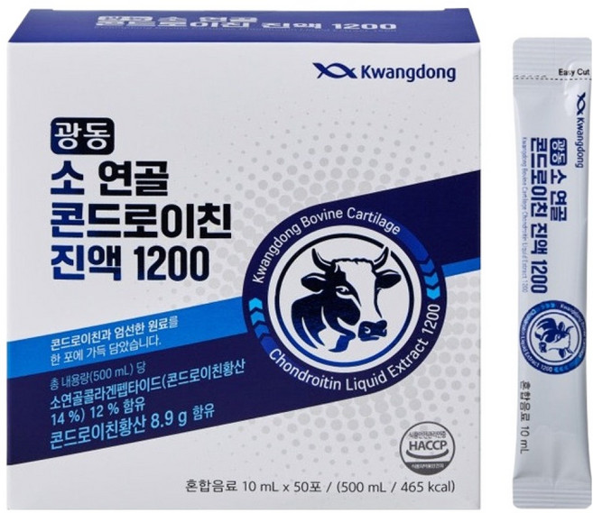 광동 소 연골 콘드로이친 진액 1200 50포, 500ml, 1개