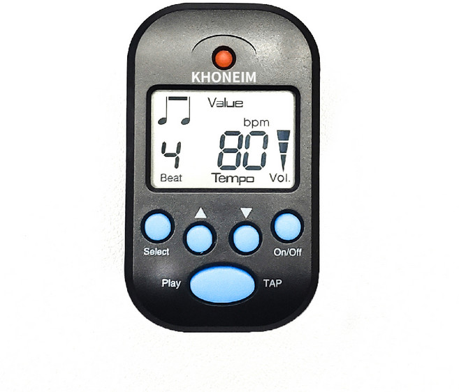 코네임 클립형 디지털 메트로놈, 블랙, 1개