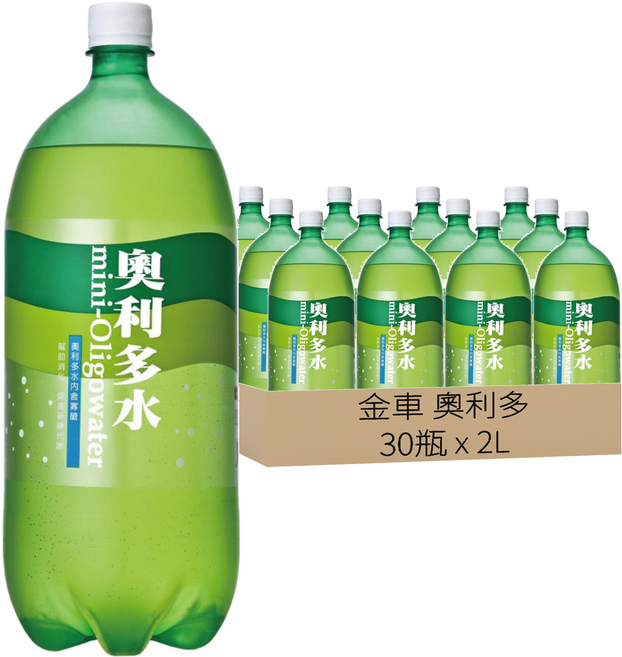 金車 奧利多 奧利多水, 2L, 30瓶