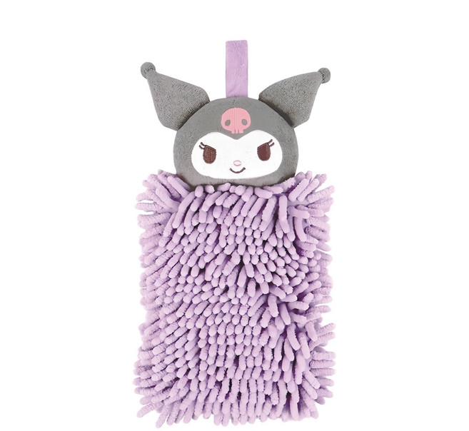 Sanrio 三麗鷗 酷洛米擦手巾, 庫洛米 + 紫色, 1條