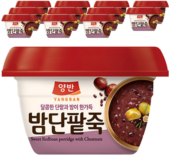 동원 양반 밤단팥죽, 285g, 12개