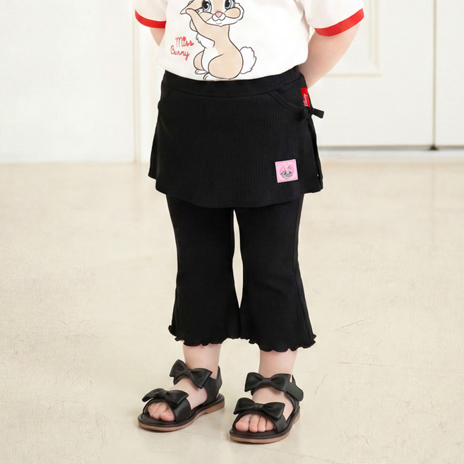 mollimelli 幼童用迪士尼邦妮兔喇叭七分涼感褲裙