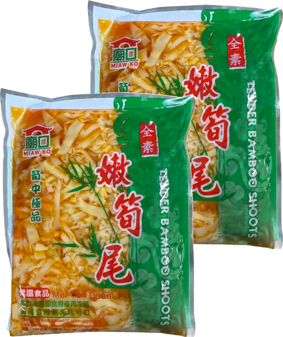 MIAW KO 廟口 嫩筍尾, 400g, 2包