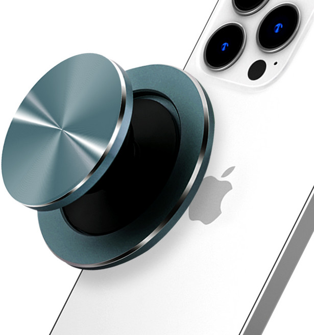 엑씨 전기종 탈부착 메탈 맥세이프 호환 디스크 거치대 스마트 톡, 퍼시픽블루, 1개