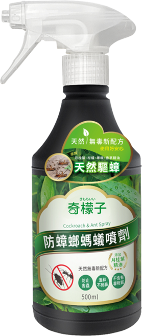 奇檬子 防蟑螂螞蟻噴劑, 500ml, 1瓶