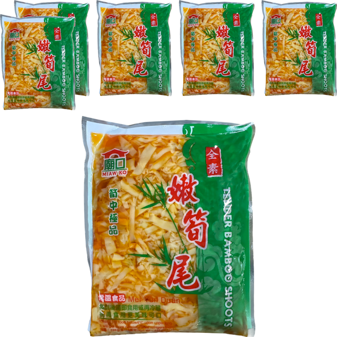 MIAW KO 廟口 嫩筍尾, 400g, 6包