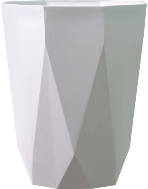 morningscent 北歐風格現代經典八角花盆 白色 大型 (35公分X40公分) 1入, 1個