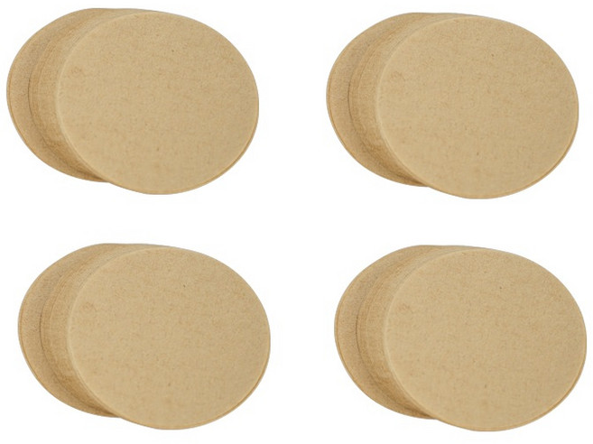 누보 홈브루 라운드 커피필터 50mm, 100개입, 4개