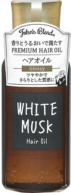 John's Blend 香氛潤澤修護護髮油 白麝香, 80ml, 1個