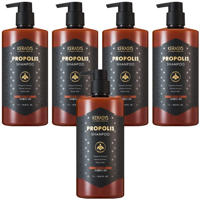 케라시스 프로폴리스 데미지 리페어 샴푸, 1L, 5개