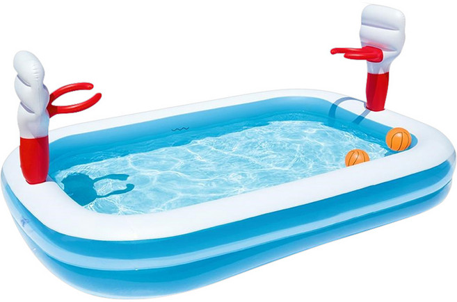 Bestway 投籃充氣泳池, 藍色, 1個