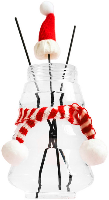 QiMart 聖誕樹造型擴香瓶 500ML, 絲絨玫瑰, 1瓶