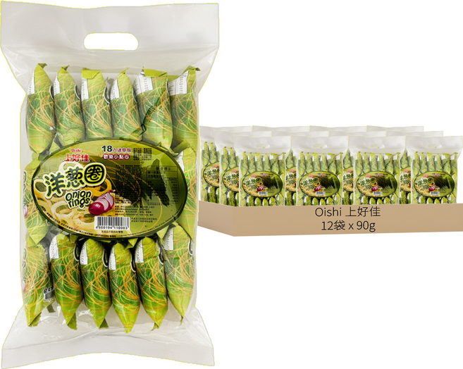 Oishi 上好佳 洋蔥圈, 90g, 12袋