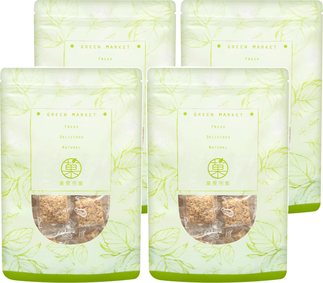 Green Market 菓青市集 蔓越莓方塊酥, 4包, 180g