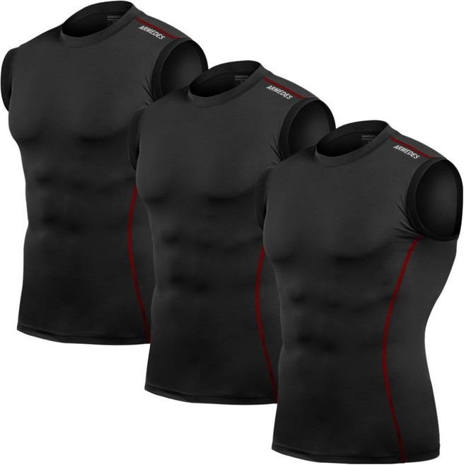ARMEDES 男款機能性無袖涼感背心 AR121 3入