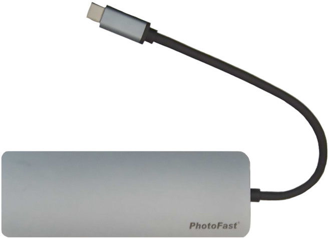 PhotoFast 銀箭資訊 XPORT 100W 10in1 HUB十合一多功能集線器 123 x 43 x 15.5mm 80g, 銀色, 1個