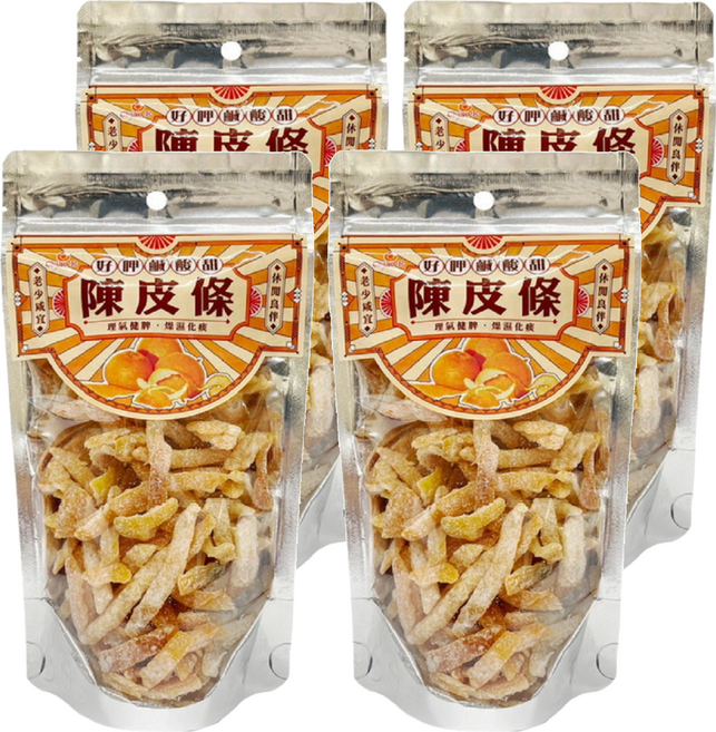 Chiao-E 巧益 陳皮條, 150g, 4包