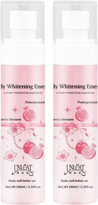 UNICAT 變臉貓 身體護理油 (紅石榴 & 櫻花), 2瓶, 100ml