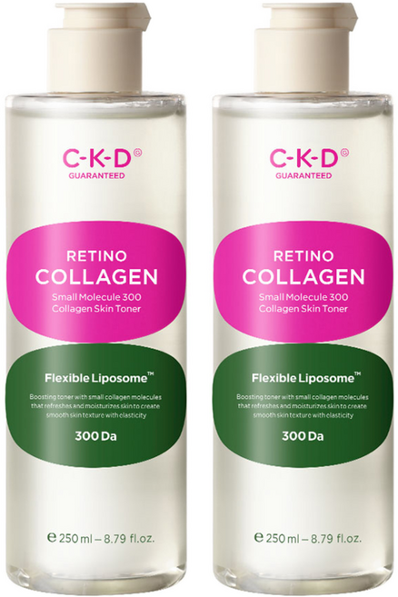 씨케이디 레티노콜라겐 저분자300 콜라겐 결 토너, 250ml, 2개