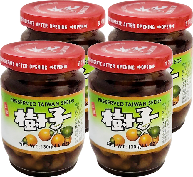 狀元醬油 正蔭樹子, 130g, 4罐
