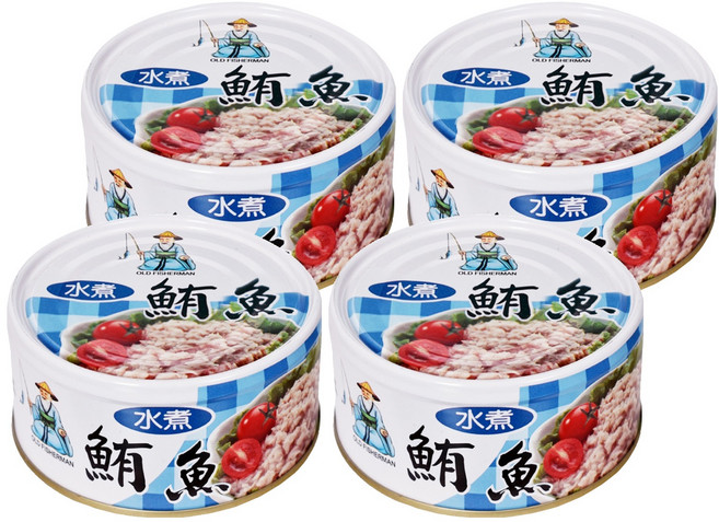 同榮 水煮鮪魚, 180g, 4罐