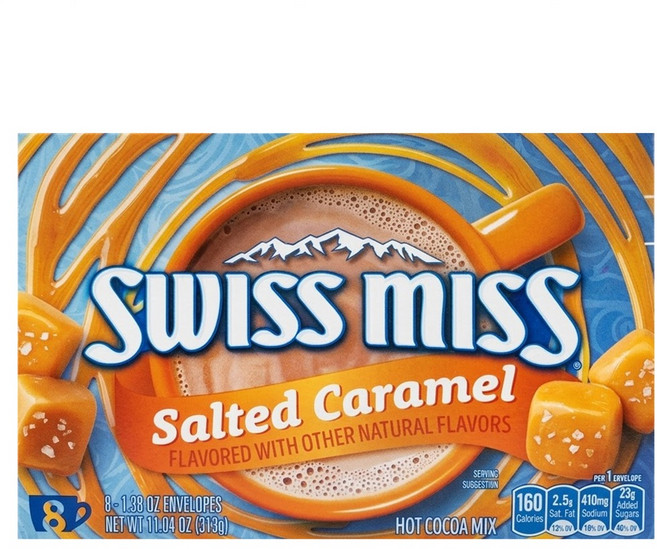 SWISS MISS 鹹焦糖風味可可粉, 39.1g, 8包, 1盒
