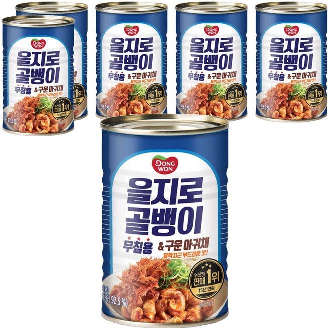 동원 을지로골뱅이 앤 구운아귀채, 300g, 6개