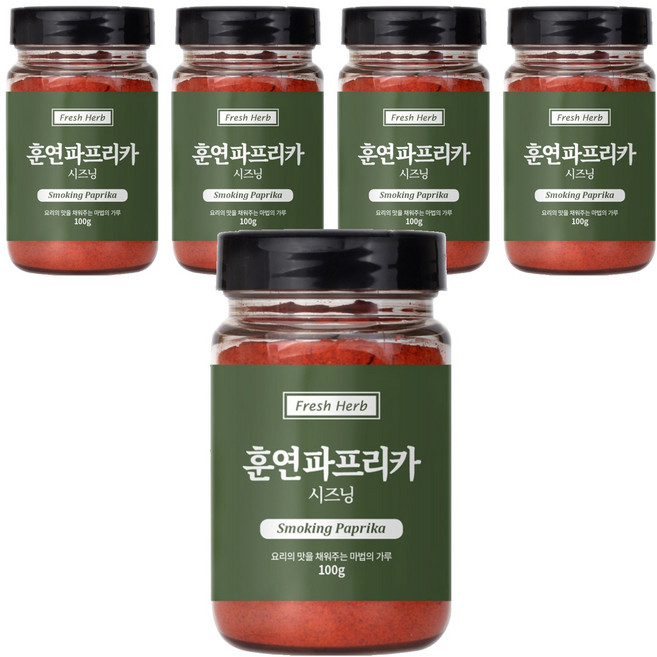 신선약초 훈연 파프리카 시즈닝, 100g, 5개