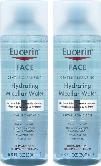 Eucerin 玻尿酸三合一化妝水, 2個, 200ml