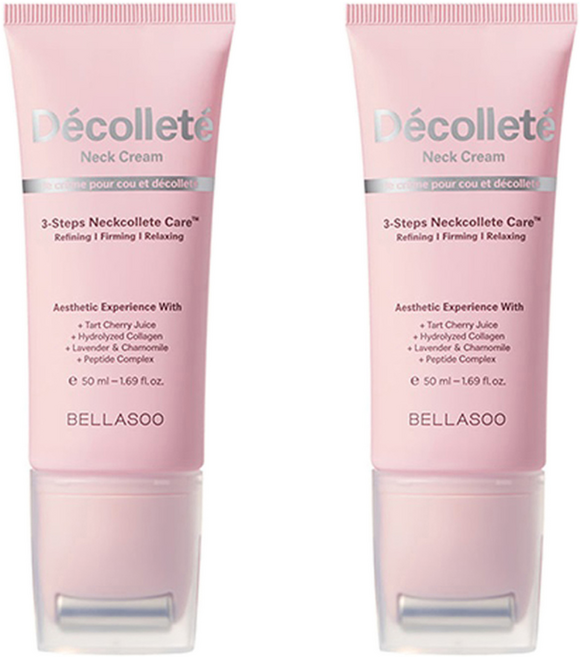 벨라수 데콜테 넥크림, 50ml, 2개