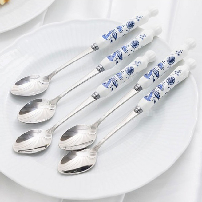 라리사 쯔비벨무스터 티스푼, 5개, 티스푼+ 박스